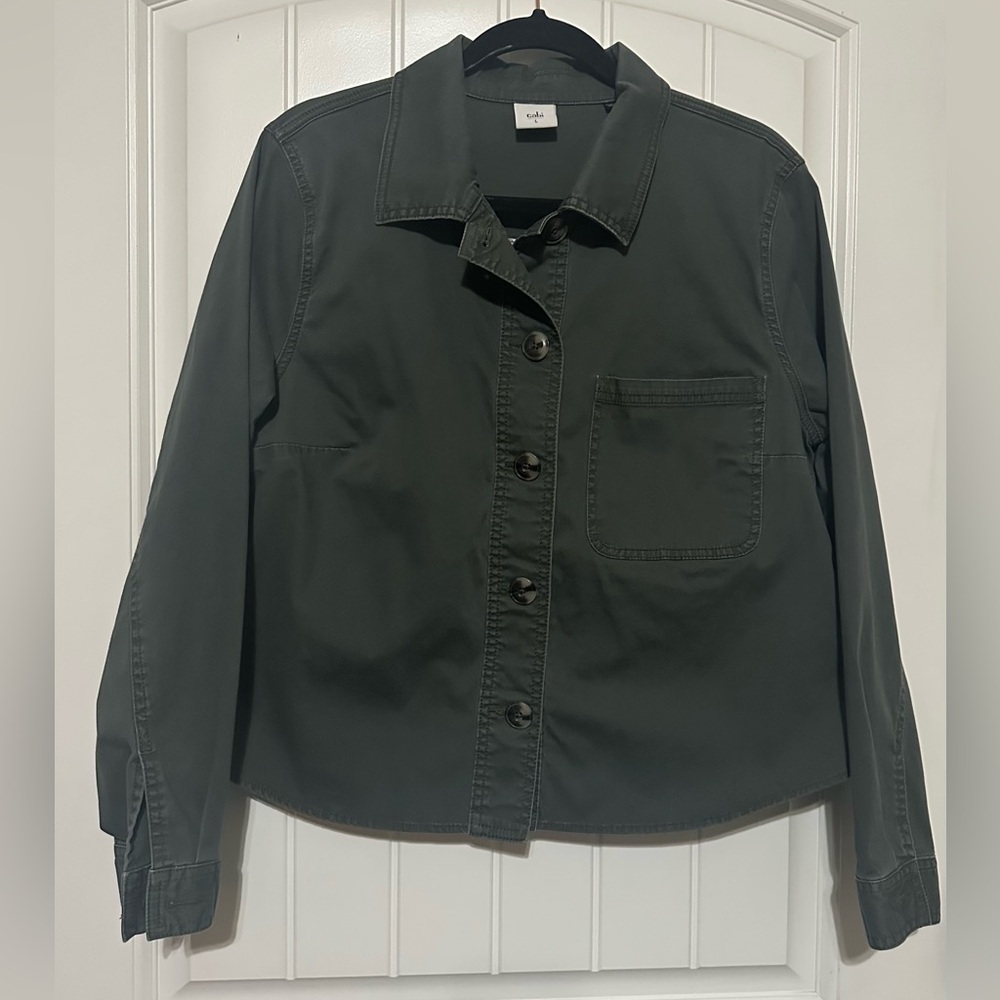 CAbi Crossroads crop shirt / jacket 5298